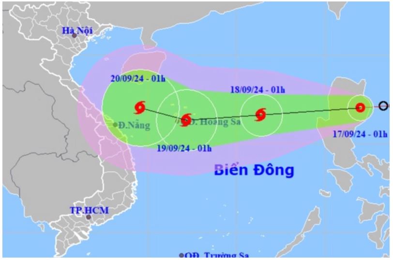 Bão sắp vào Biển Đông, các địa phương theo sát diễn biến