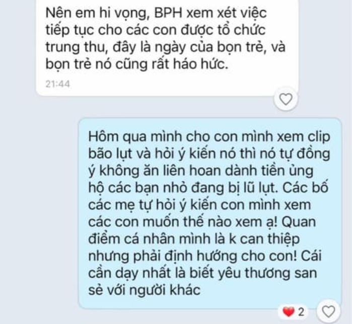 Xôn xao chuyện phụ huynh góp ý về việc tổ chức Trung thu liền bị xoá khỏi nhóm chat: Đọc tin nhắn mới bất ngờ