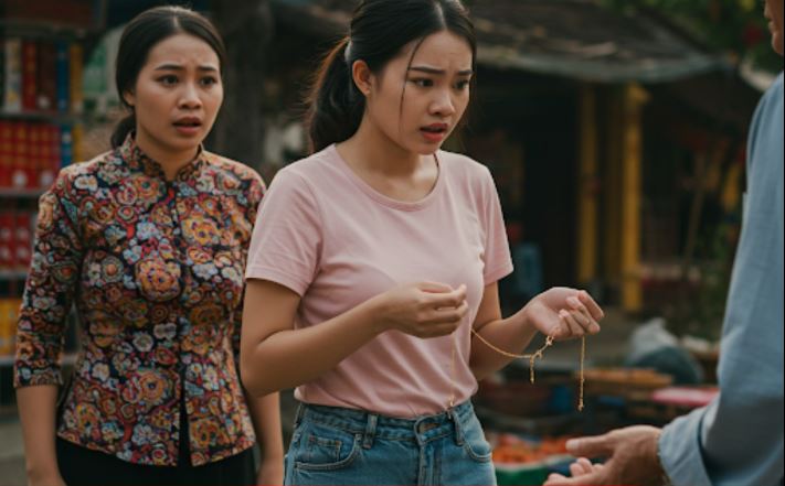 Em dâu lén tháo ch:ốt dây chuyền vàng của bố chồng đem đi bán, thấy con số ghi trên biên lai mà mẹ tôi suýt xỉu