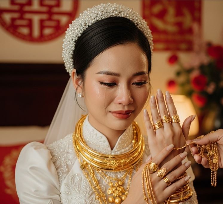 Ham lấy chồng đại gia, ngày cưới tôi đeo vàng kín cổ, ai ngờ trong đêm tân hôn…