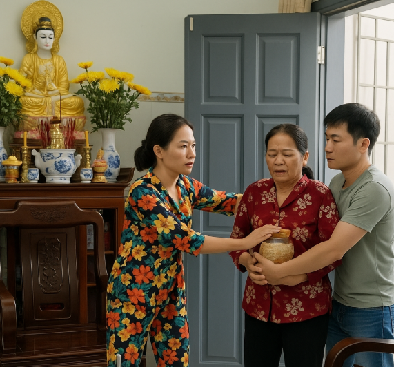 Mẹ tôi, người đã già yếu, chỉ biết ngồi bên di ảnh anh mà khóc: “Hùng ơi, mẹ xin lỗi vì không bảo vệ được con.”