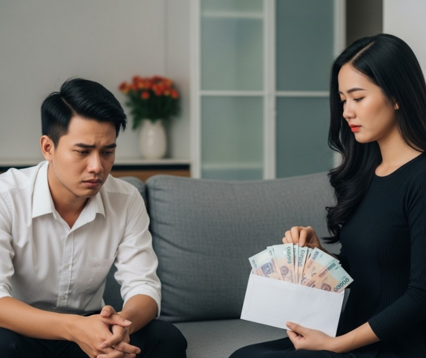 Tôi định ly hôn người vợ chi tiêu ho:ang phí, cô ấy bỗng đưa ra 300 triệu và tiết lộ một bí mật khiến tôi b:àng ho:àng