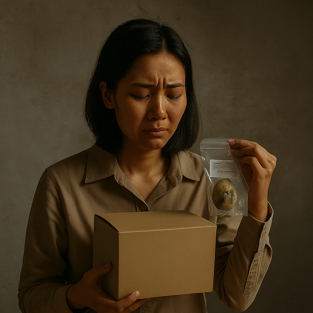 Tôi sảy thai, mẹ chồng cho thùng trứng thối, tôi không kìm được nước mắt khi chồng mở thùng ra