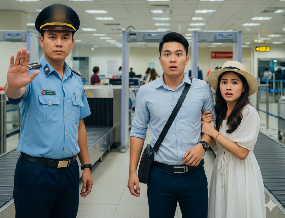 Chồng l:én lấy thẻ ngân hàng của tôi đưa ti:ểu t:am đi du lịch, ai ngờ đến sân bay, hải quan lạnh lùng tuyên bố 1 câu khiến cả 2 ch:ết s:ững…