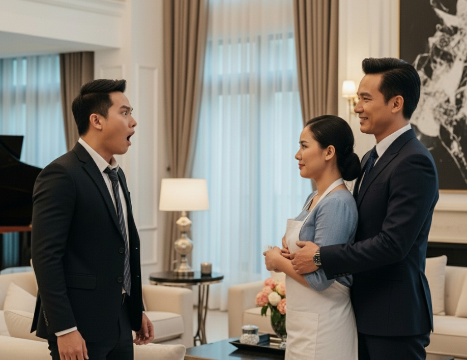 Đến nhà sếp chơi thì đụng mặt vợ cũ, tôi liền hỏi đểu: “Tới mức phải làm osin rồi à?”, ai ngờ cô ấy…