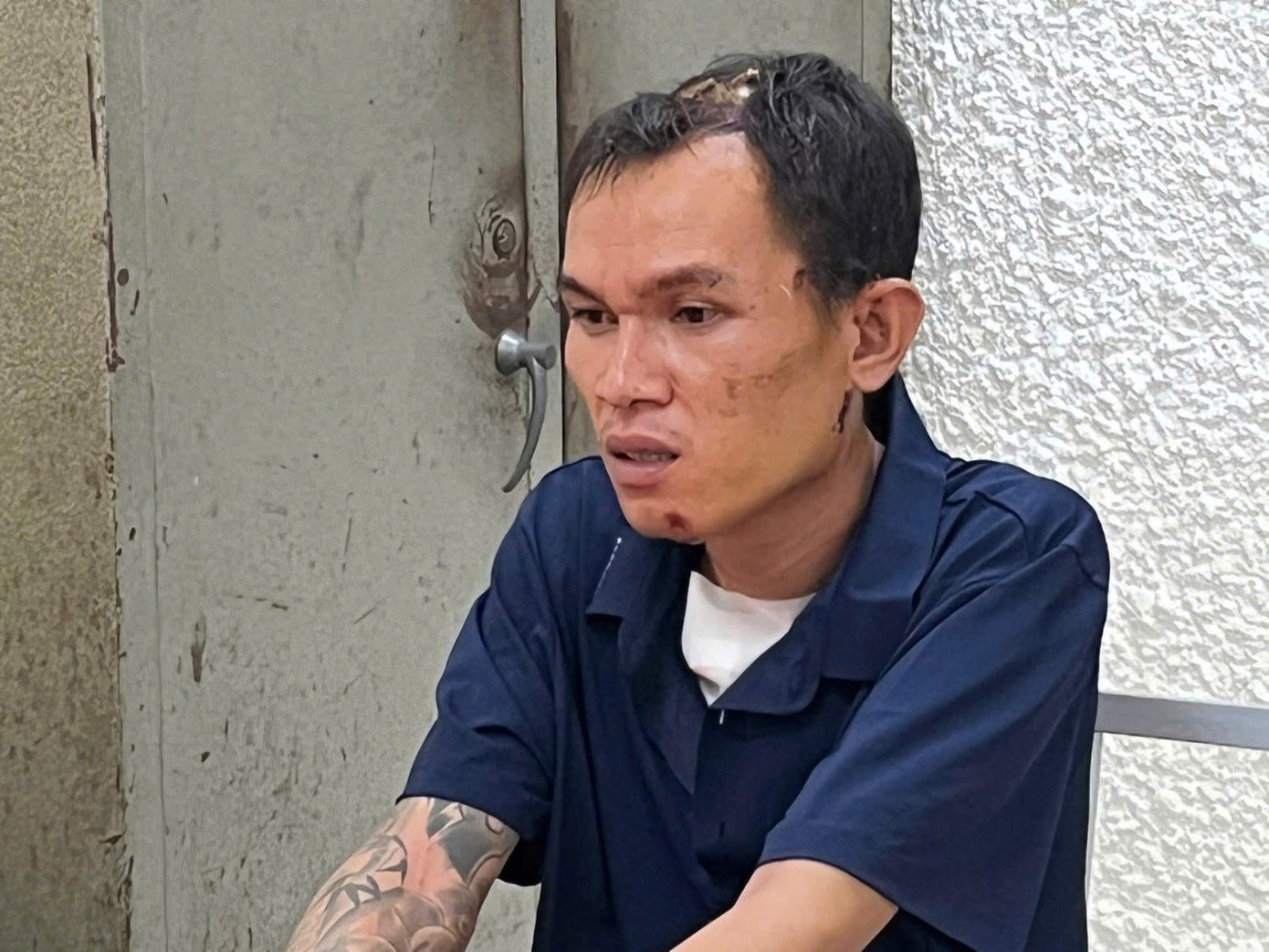 Lời khai của đối tượng sathai trung tá công an đang làm nhiệm vụ