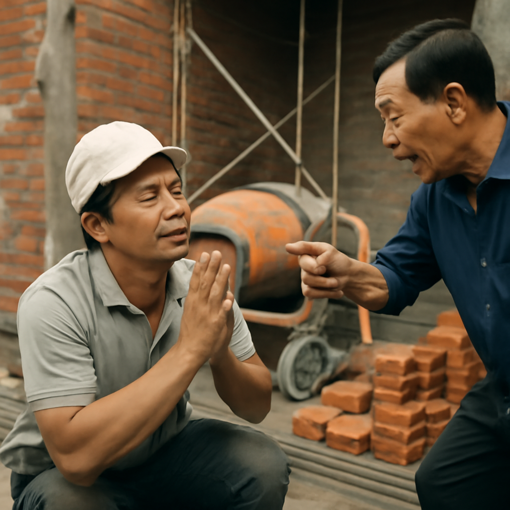 Xây nhà 2 năm không xong vì bị hàng xóm làm khó, tôi chỉ còn thiếu nước quỳ lạy