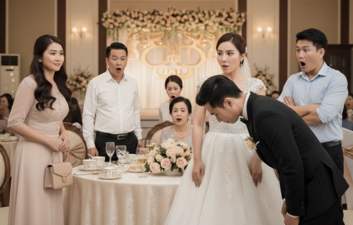 Chị chồng cấm tôi dự đám cưới vì khinh tôi nghèo… Nhưng khi chú rể gặp tôi, anh ta vội cúi đầu…