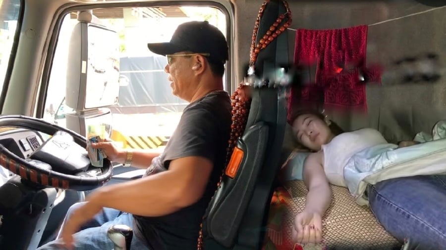 Vì sao tài xế xe tải đường dài thường dẫn theo một phụ nữ?