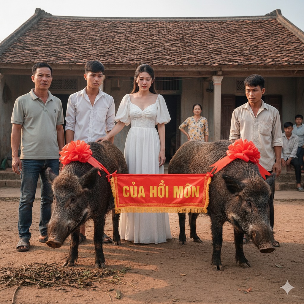 Giận con gái vì lấy trai nông thôn nghèo, bố mẹ chỉ cho đúng 2 con lợn rừng làm của hồi môn. 5 năm sau…