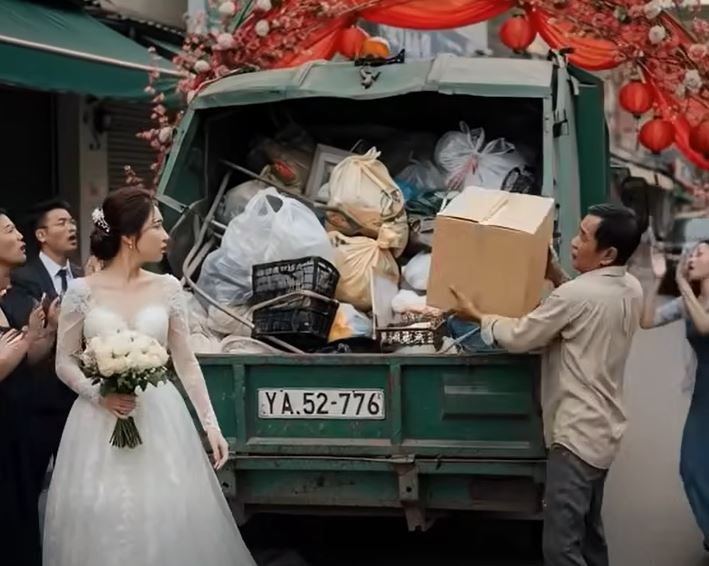 Nhà trai bỏ về giữa lễ cưới vì phát hiện bố mẹ cô dâu làm nghề nhặt rác…