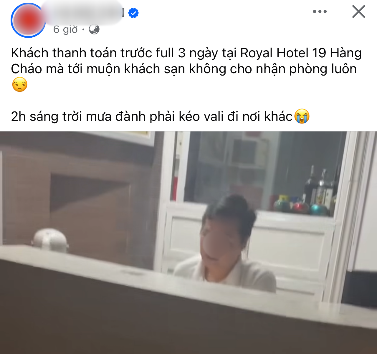 Công an vào cuộc xác minh tố cáo khách sạn ở Hà Nội “bùng” phòng dù khách đã thanh toán đủ tiền 3 ngày gây bức xúc